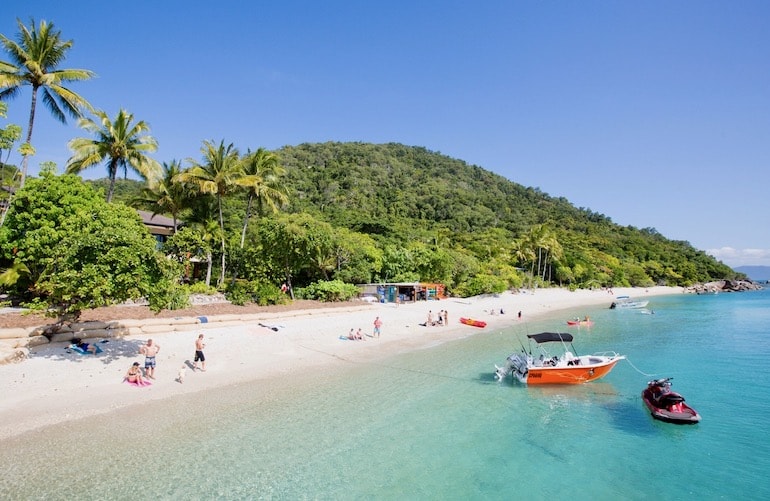 White sand shore at Fitzroy Island