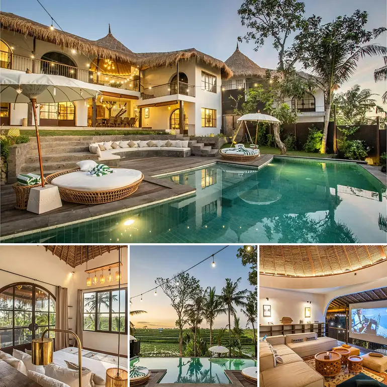 Ubang Dan is a luxury Bali villa with boho chic design