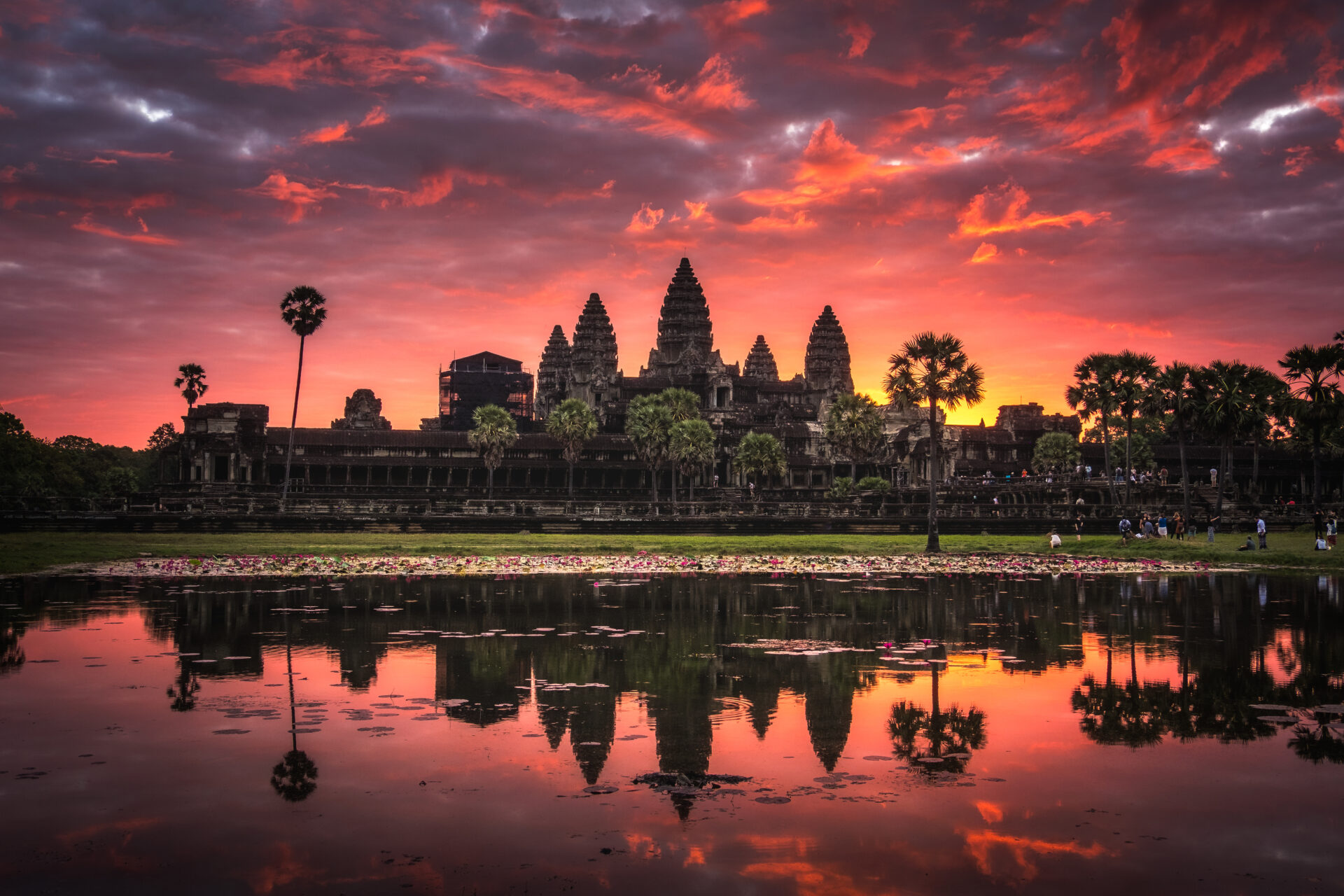 Beautiful sky at Angkor Wat, Siem Reap