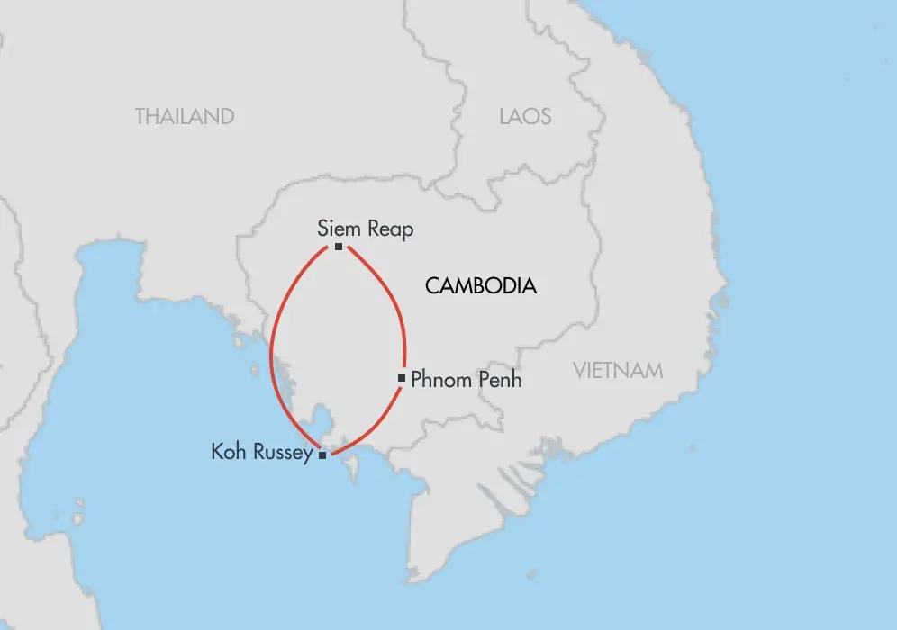 Map - Cambodia's Kingdom of Wonder