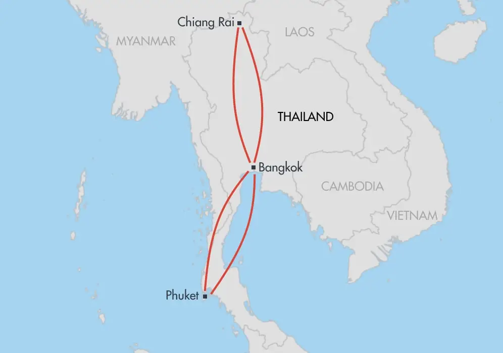 Map - Thailand Jungle and Coast