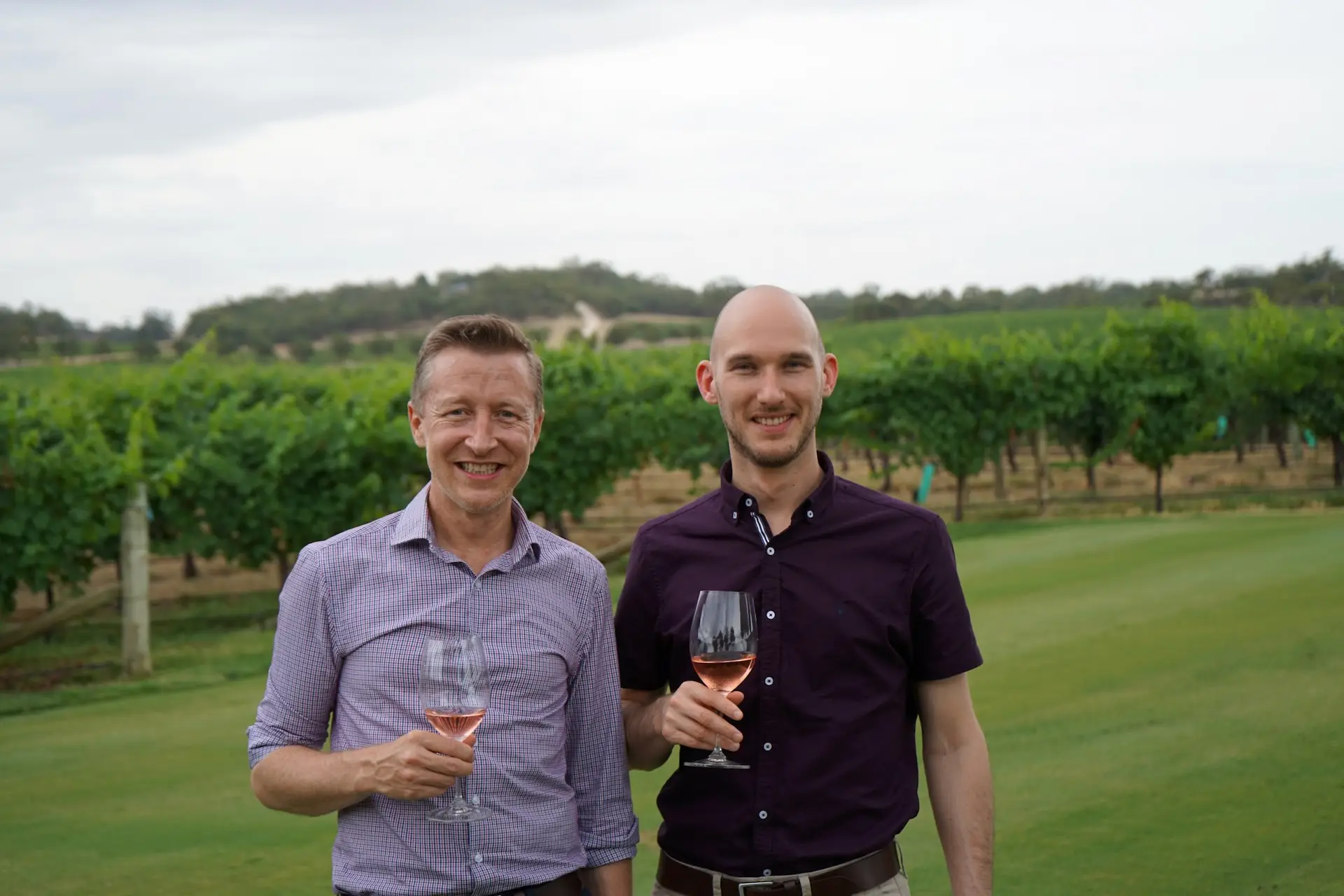 Mat and Stoewie at Barossa Valley Estate, Barossa Valley